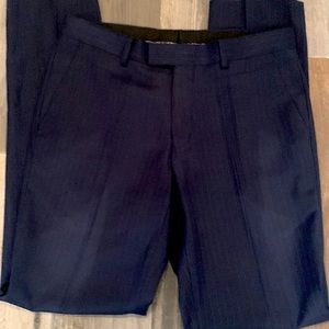 NHP blue pin stripe slacks